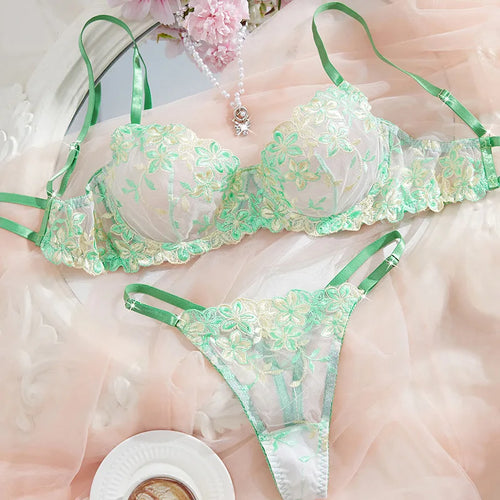 Conjunto de Lencería Blossom Push Up