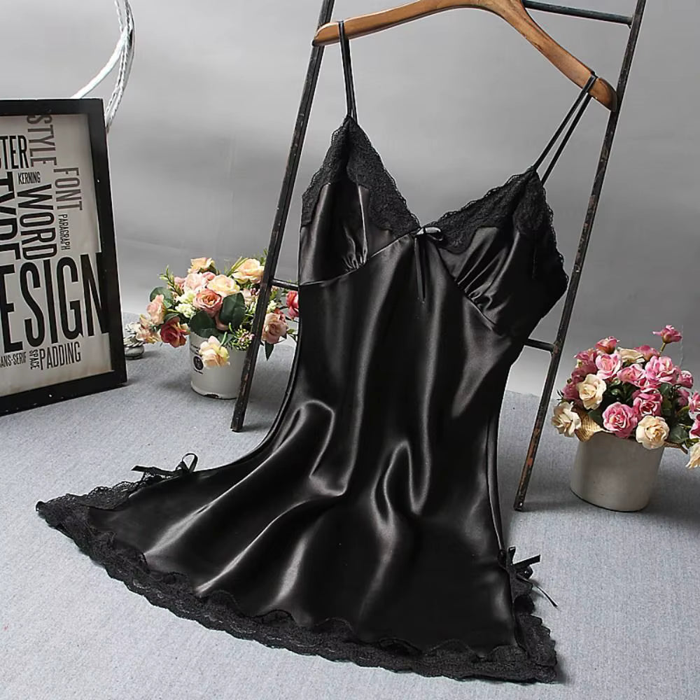 Camisola de Encaje con Escote en V